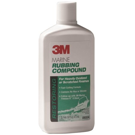 3M 9004 Marine Super Duty Rubbing Compound Liquid 3M380566